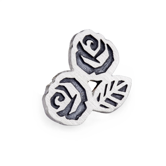 pin róża niki mały róże srebro 925