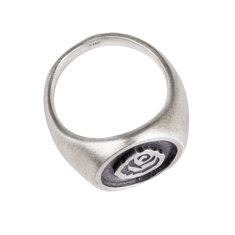 sygnet róża niki, srebro 925