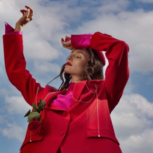 broszka róża niki z łańcuszkami, srebro 925