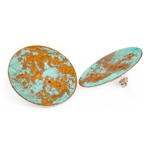 kolczyki Pink Gold Moon M