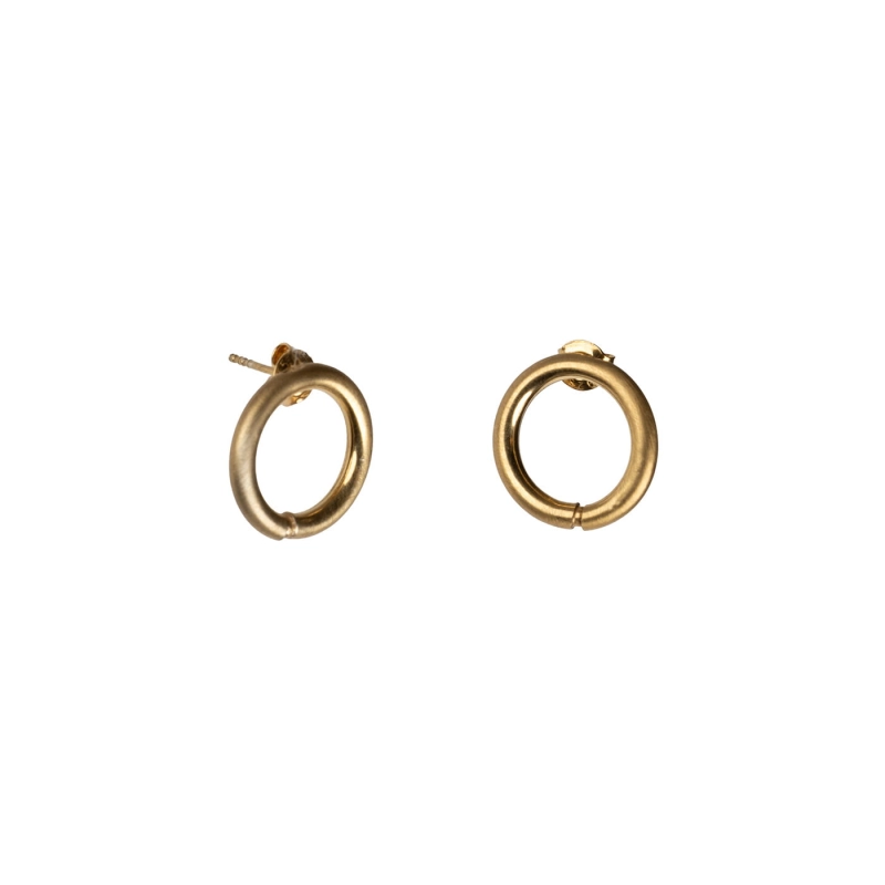 kolczyki bazy złocone