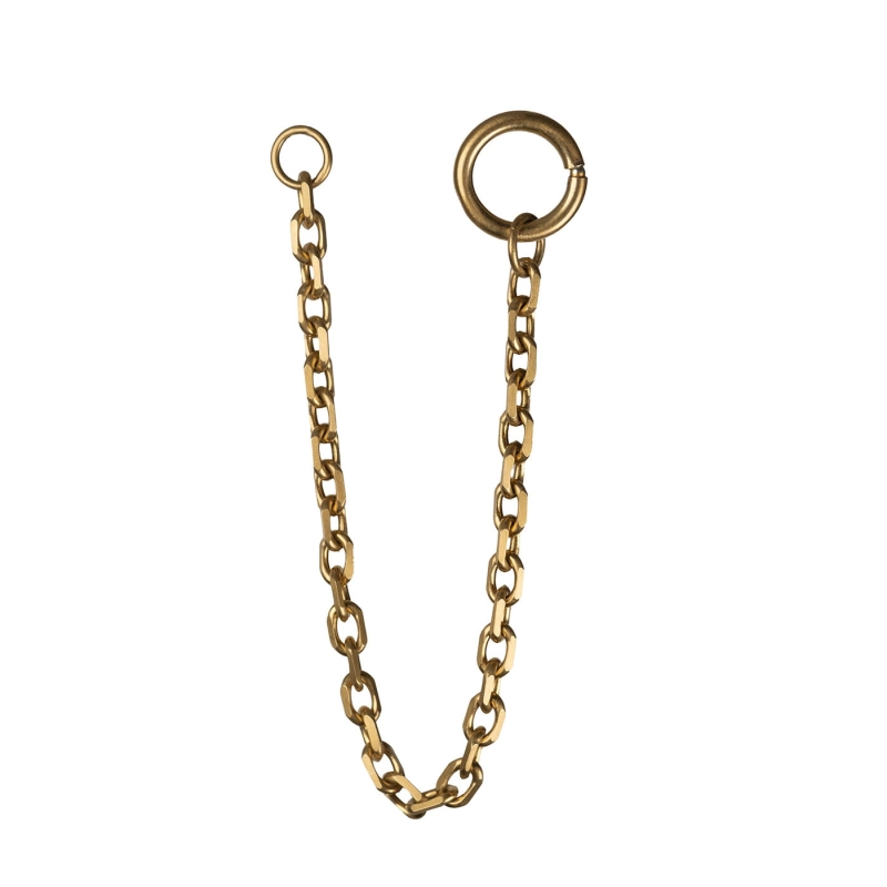 bransoletka, gruby łańcuszek, złocenie