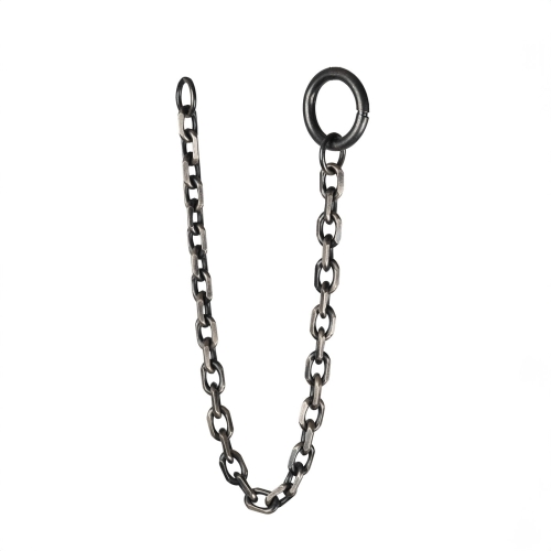 bransoletka gruby ankier, oksyda, czerń