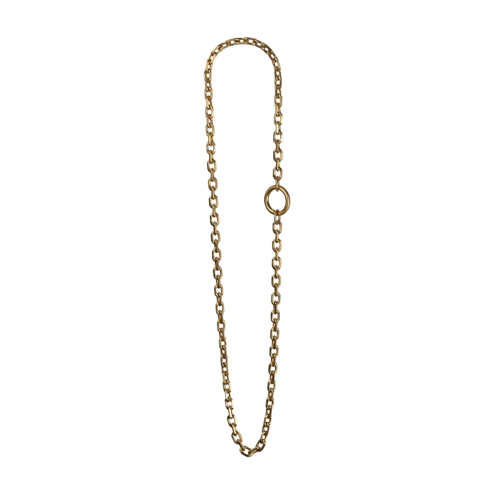 naszyjnik gruby ankier złocony