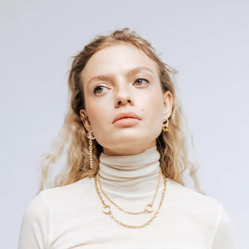 MOVE ankier drobny srebrny