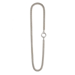 Naszyjnik "popcorn" srebrny