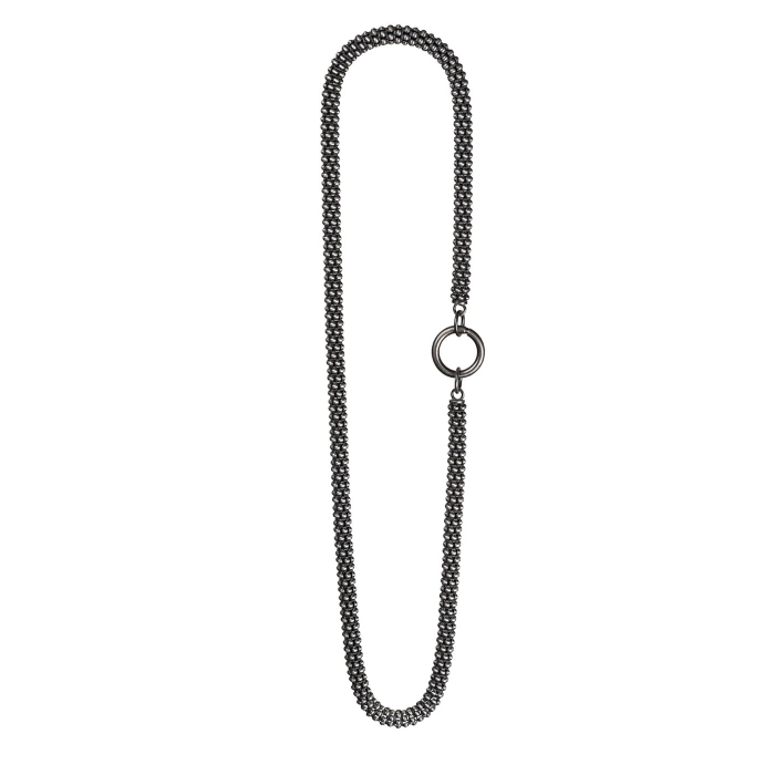 naszyjnik, łańcuszek popcorn, srebro 925