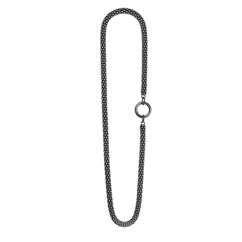 naszyjnik, łańcuszek popcorn, srebro 925